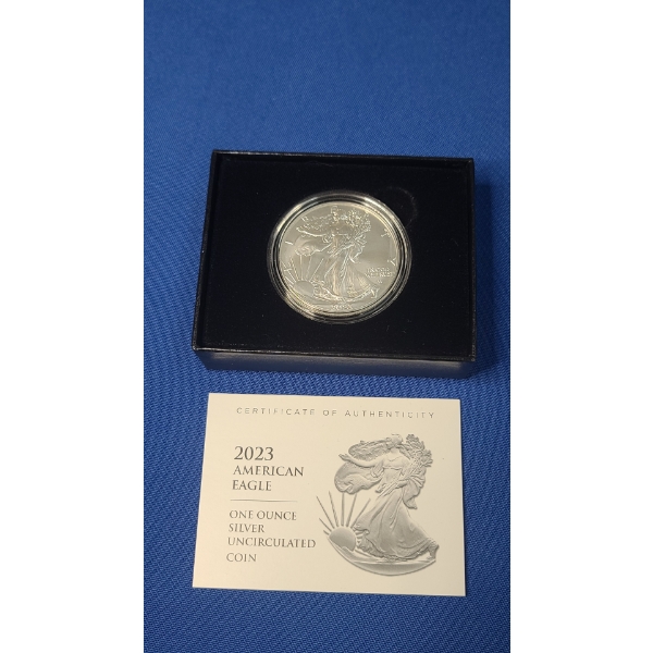 2023-W U.S Mint 1 oz Silver American Eagle Uncirculated Coin