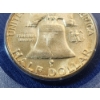 Image 5 : 1955 90% Silver Franklin Half Dollar - ACG MS 65 FBL (Full Bell Lines!)