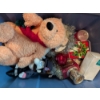 Image 1 : Tote Of Mostly New Holiday Items, Including Stuffed Bear, Candles, Reindeer, & More!