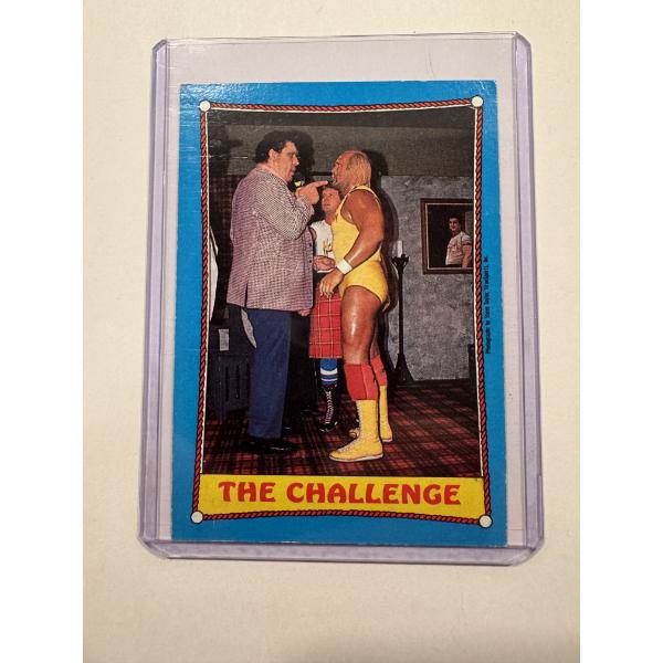 1987 Topps WWF Hulk Hogan THE CHALLENGE Wrestling Card - Mint Condition