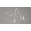 Image 1 : Earrings & Sterling Silver Bracelet & Sterling Silver Necklace 