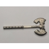 Image 6 : Investment Castor Handcrafted Thors Reward Baldur's Labrys 10.1g .999 Fine Silver Axe