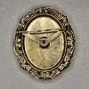 Image 3 : Pair of Classic Left-Facing Female Silhouette Portrait Brooches