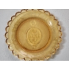 Image 2 : Vintage Alpha Delta State Amber Glass Cup Plate 