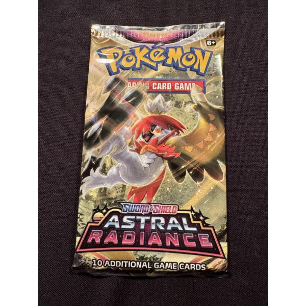Rare Unopened Pack Of Pokemon Sword & Shield Astral Radiance - Mint Condition