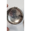 Image 10 : Antique Silver H Harvey London Size 18 Pocket Watch With Key - Non-Working - Weight: 135.6g