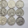 Image 3 : $3.00 Face Value of Assorted Years U.S. Washington 90% Silver Quarters