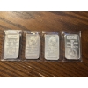 Image 1 :  (5) 1 oz Morgan Design silver bar - .999 Fine Silver - In Sealed Plastic Packaging 