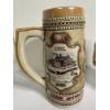 Image 7 : 2 Beer Steins -Lion Brewing Co. Detroit Michigan Stroh's Brewery Heritage Series III 