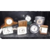 Image 1 : Vintage 8 Pc Alarm & Travel Clock Group As Shown - See Pics - Nice Variety Here
