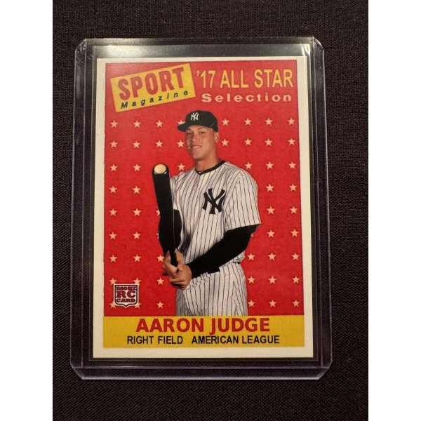 2017 Sport Magazine All Star AARON JUDGE Rookie Card - Mint Condition