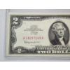 Image 2 : U.S. Series 1963-A $2 Red Seal Banknote