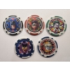 Image 2 : Limited Edition BATMAN Clay Poker Chip Set - Mint Condition - Complete Set 5 Chips