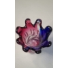 Image 2 : Vintage Murano Art Glass Pink & Blue Twisted Swung Vase
