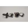 Image 1 : (4) Women's Sterling Silver Rings - All Size 7 - Total Weight: 13.2g