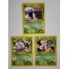 Image 1 : Three Vintage Pokemon Trading Cards ~ 3 Different Koga's Pokemon ~ 2000 GYM & WotC Era Cards!