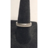 Image 1 : 14K White Gold Channel Set Diamond Ring - Size 6.5 - Weight: 3.5g