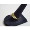Image 3 : 14K Gold Peridot Cluster Ring - Size 8 - Total Weight 2.8g