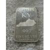 Image 2 : Limited Edition Kentucky One Troy Ounce .999 Fine Silver Bar - Mint Condition