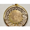 Image 3 : 14K Gold Greek Key Cutout Meander Design Pendant -Total Weight: 1.4g