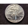 Image 2 : 1989 American Eagle 1 Oz Fine Silver Dollar Bullion Round 