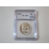 Image 1 : ICG GRADED AU50 1963-D 90% Silver Franklin Half Dollar 