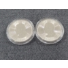 Image 3 : Lot of Two 2024 1 Oz 9999 Fine Silver Maple Leaves (2 Oz of Silver) - In Protective Capsules