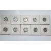 Image 5 : x10 Assorted Years 90% Silver Mercury Dimes FV: $1.00
