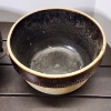 Image 7 : Two Vintage Unmarked Stoneware Mixing or Dough Bowls ~ 10 & 11 Inches Wide!