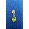 Image 8 : 10K Peridot Ring - Size 7 & 10K Gold Peridot Pendant- Weight: 2.3g