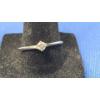 Image 3 : Women's 14K White Gold Ring Set With Clear Stones - Size 9 - Weight: 3 g