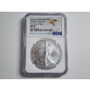Image 1 : 2024-W American Silver Eagle First Day of Issue Graded by NGC MS 70 West Point Mint