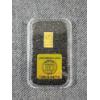 Image 1 : 1 GRAIN .9999 Fine Gold Bar by Patriots Coin in Acrylic Protective Holder