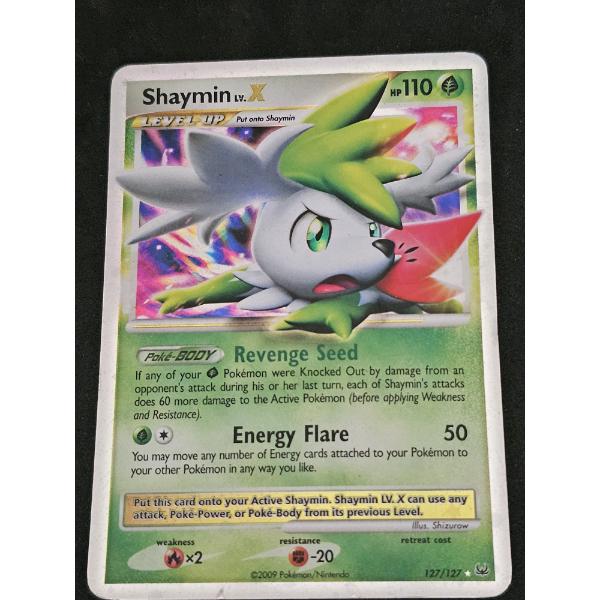 Shaymin LV. X 127/127 Pokemon Trading Card