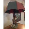 Image 2 : Golf Umbrella Shade Lamp & Greens Wall Clock