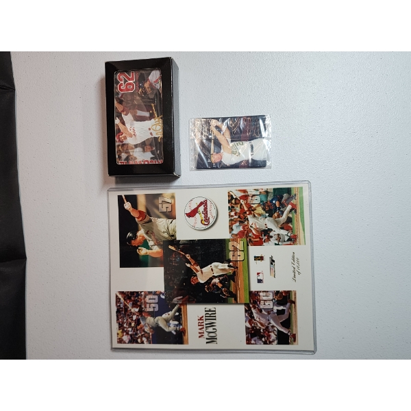 Collection of Mark McGwire Baseball Limited Edition Memorabilia