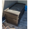 Image 2 : 40 Inch Hinged Lid Molded Outdoor Storage Bin -  40 x 22 - See PIcs