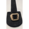 Image 1 : Vintage Men's 10K Yellow Gold Signet Ring With Empty Bezel - Size 11 - Weight: 7.2g
