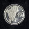 Image 2 : SILVER!!! 2020 SilverTowne Patriotic Santa 1 Ounce 99.9% Pure Silver Round 