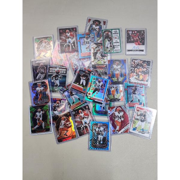 Lot of 28 Assorted Football Trading Cards Including 2021-2023 Panini