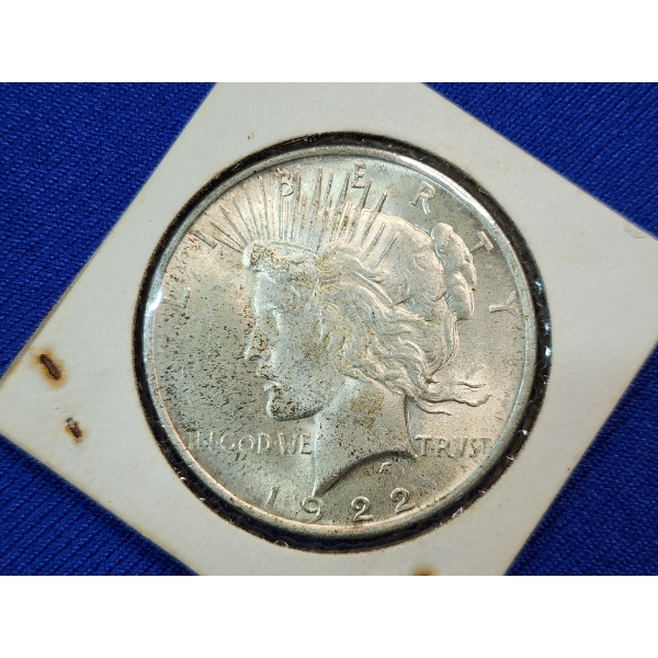 1922 Silver Peace Dollar - 90% Silver U.S. Dollar 