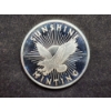 Image 1 : Sunshine Minting One Troy Ounce .999 Fine Silver Bullion Round