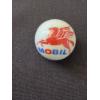 Image 1 : Vintage MOBIL Gas & Oil Advertising One Inch Shooter Marble - Mint Condition