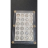 Image 1 : 1938-1945 90% Mercury Dimes In Acrylic Display - Face Value: $2.40 