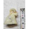 Image 5 : Degenhart Vintage Glass Dog Figurine - Ivory Slag