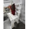 Image 3 : Wooden White Bench with Pillow - 28x36in