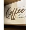 Image 6 : Coffee Frames - One "F" Broken in one sign - 12x24" & 12x12"