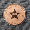 Image 3 : One Troy Ounce .999 Fine Copper Round ~ Colorized Ft. Unicorn in Enchanted Forest