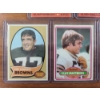 Image 3 : Lot of Five Different 1970, 1971 & 1980 Football Trading Cards - Mostly NM