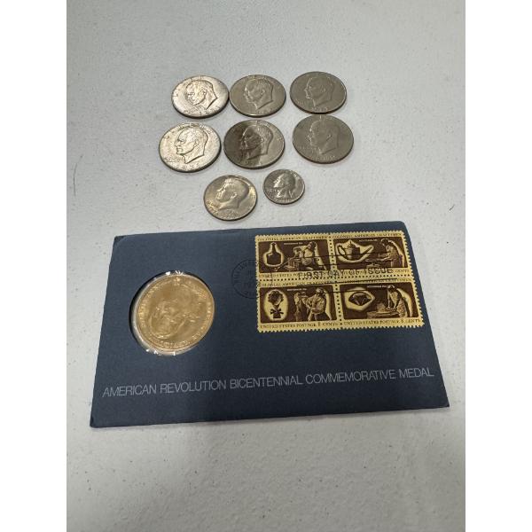 Eisenhower Dollars - Bicentennial Coins & Medal Lot